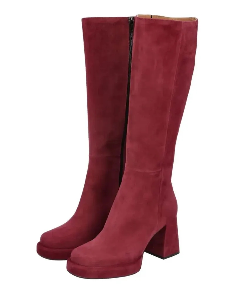 Thea Mika Stiefeletten Plateau-Stiefel rot Rot