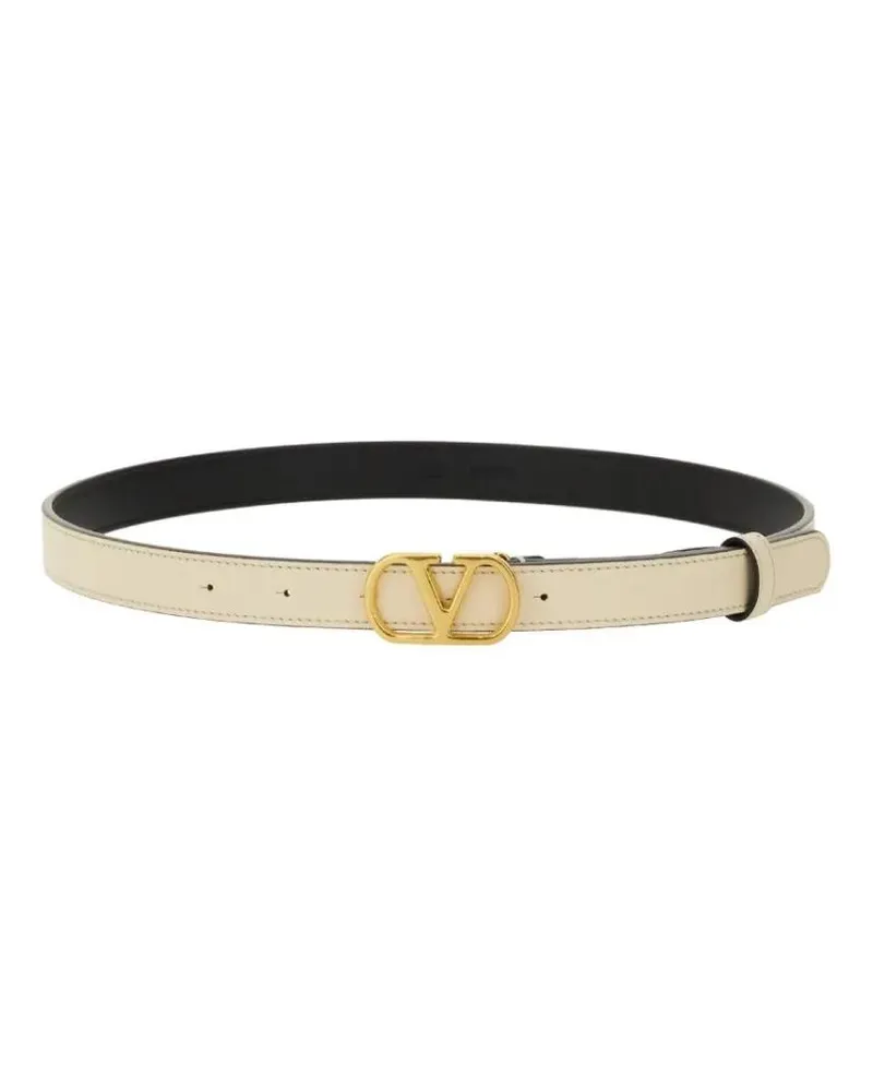 Valentino Garavani Gürtel "Vlogo Signature" Belt weiß Weiß