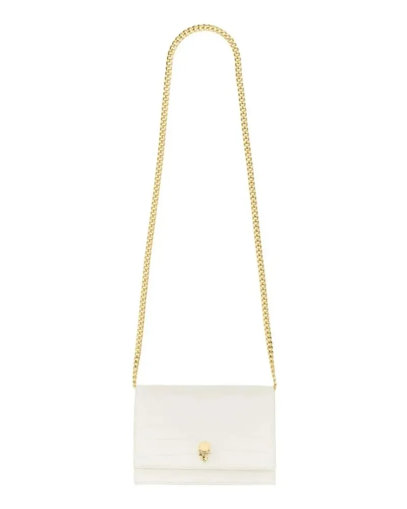 Alexander McQueen Hobo Bags Mini Skull Bag beige Beige