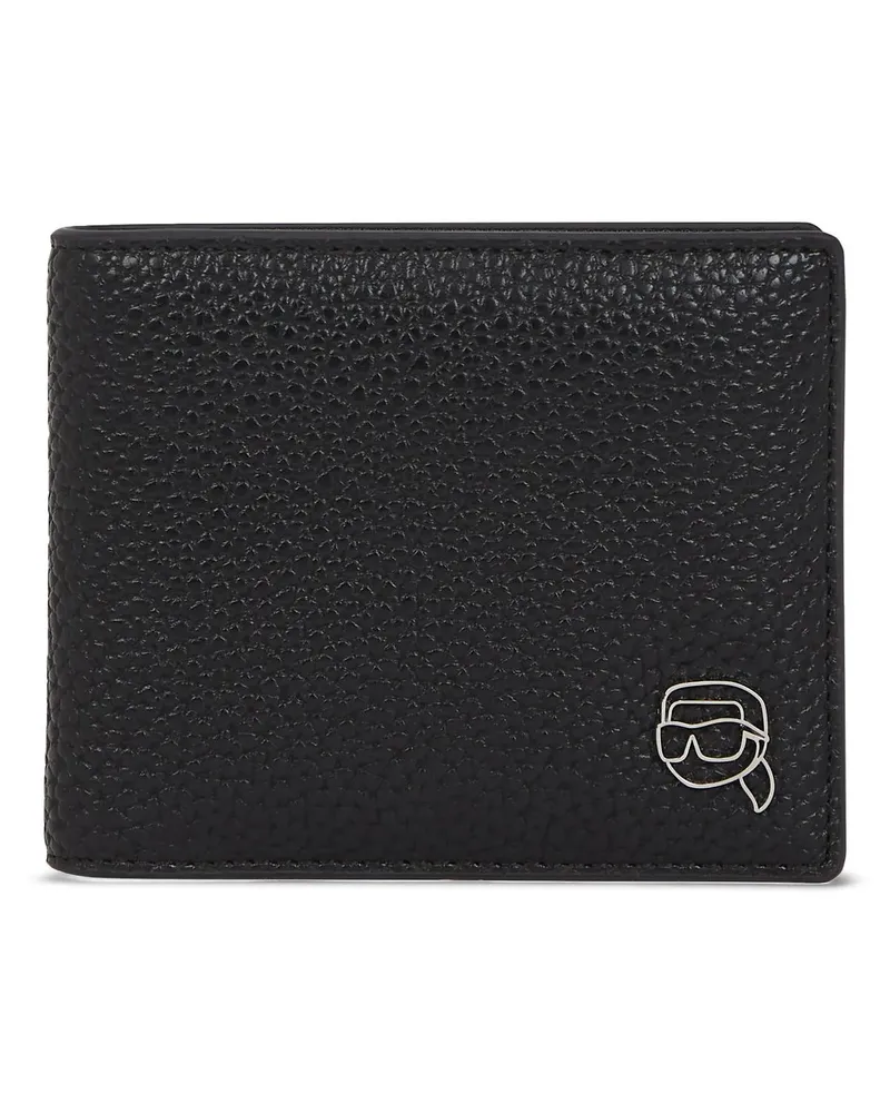 Karl Lagerfeld Portemonnaies Ikon Faltportemonnaie schwarz Schwarz