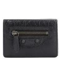 Balenciaga Portemonnaies Le City Mini Wallet Schwarz