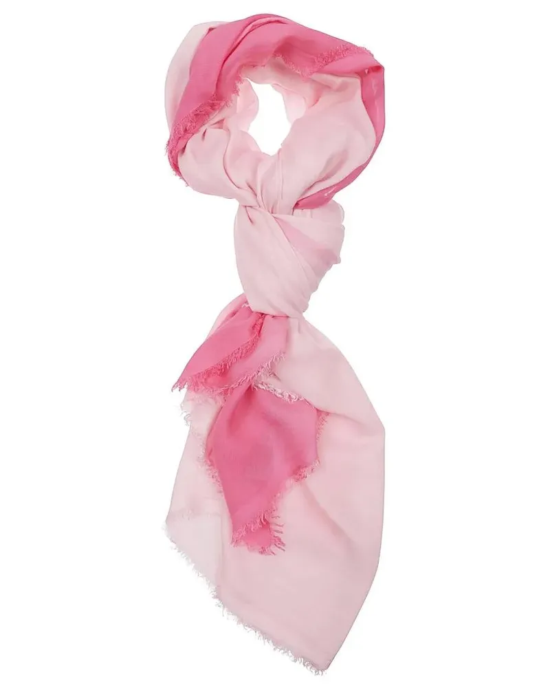 Faliero Sarti Tücher & Schals Delicate Fringed Wool Scarf In Pink Hues pink Rosa