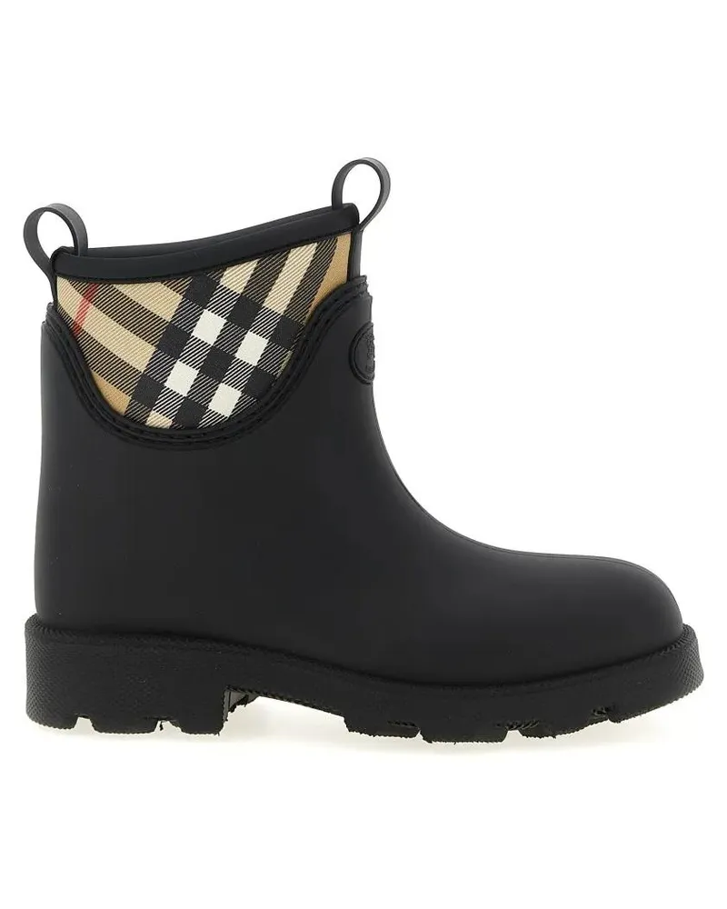 Burberry Stiefel 'Marsh Stamp' Ankle Boots schwarz Schwarz