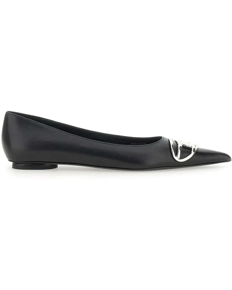 Diesel Ballerinas Flat Shoes Black schwarz Schwarz