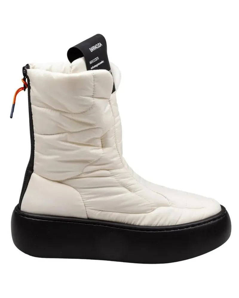 Barracuda Stiefel Quilted Down Boots With Contrasting Rubber Sole schwarz Schwarz