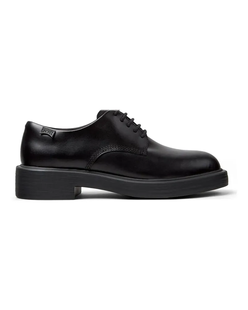 Camper Low-Top Sneaker Schnürschuhe Dean schwarz Schwarz