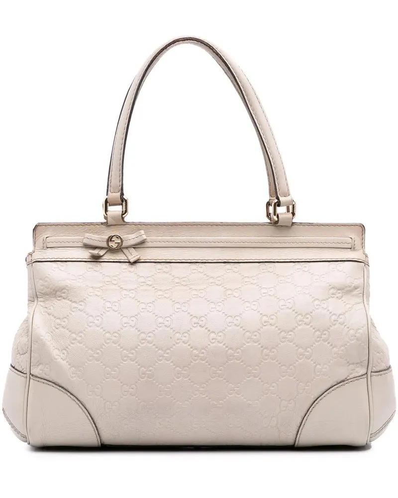 Gucci Shopper ssima Mayfair Tote weiß Weiß