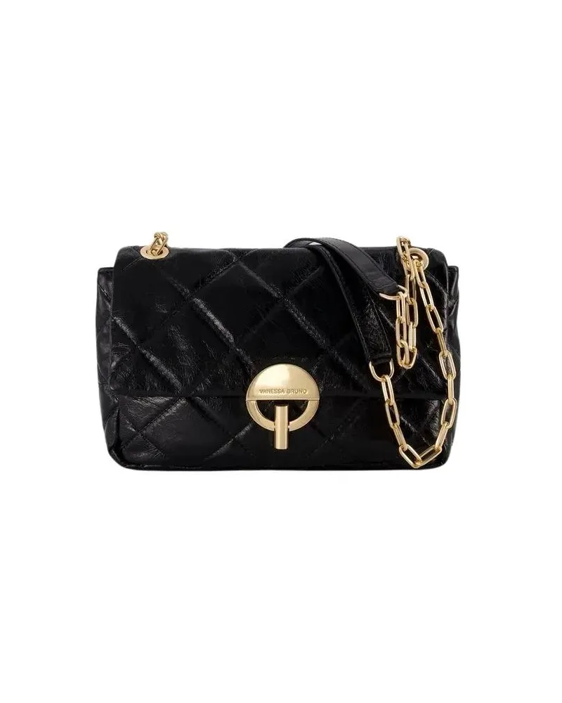 Vanessa Bruno Hobo Bags Moon Mm Bag - Leather - Black schwarz Schwarz