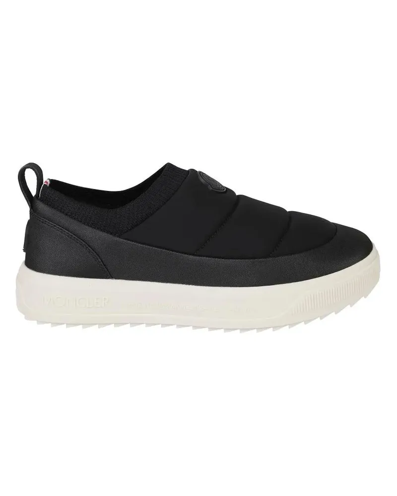 Moncler Low-Top Sneaker Heren Altive Slip On Wit/Zwart schwarz Schwarz