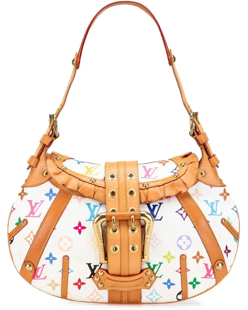 Louis Vuitton Hobo Bags Monogram Multicolore Leonor weiß Weiß