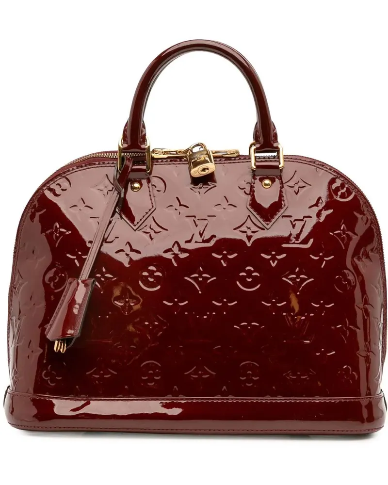Louis Vuitton Crossbody Bags Monogram Vernis Alma PM rot Rot
