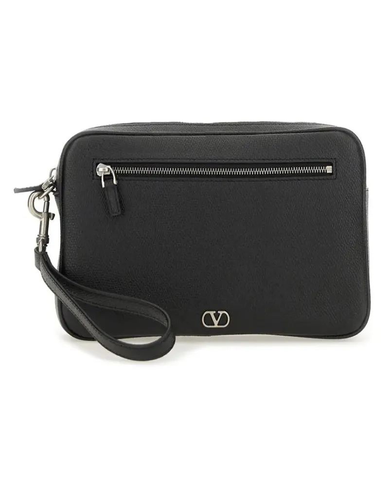 Valentino Garavani Portemonnaies "Vlogo Signature" Pouch schwarz Schwarz