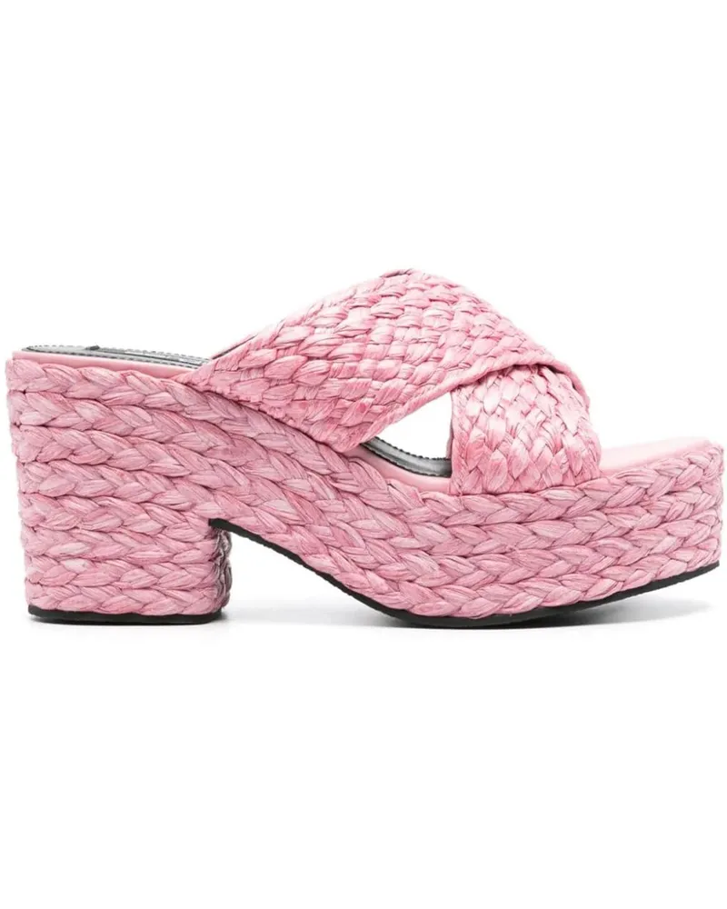 Sergio Rossi Sandalen Sandals Light Pink rosa Gold