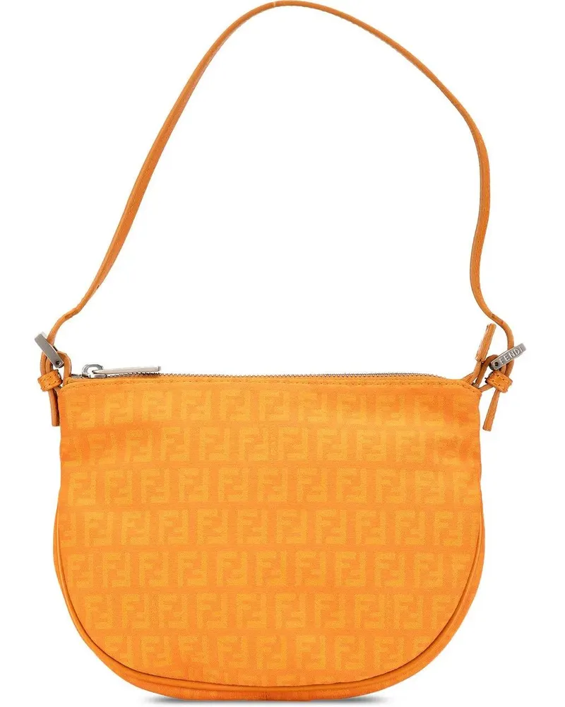 Fendi Hobo Bags 2000-2010 Zucchino Canvas Hobo orange Orange