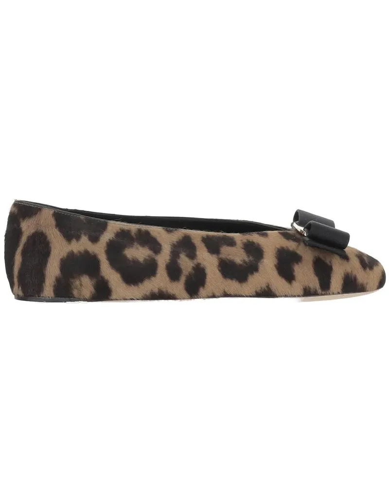 Ferragamo Vara Bow Ballerinas braun Braun