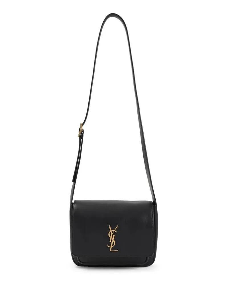 Saint Laurent Hobo Bags Nappa Leather Shoulder Bag schwarz Schwarz