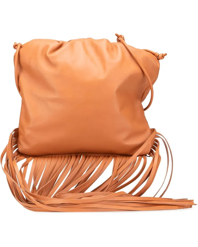 Bottega Veneta Hobo Bags Nappa The Fringe Pouch braun Braun