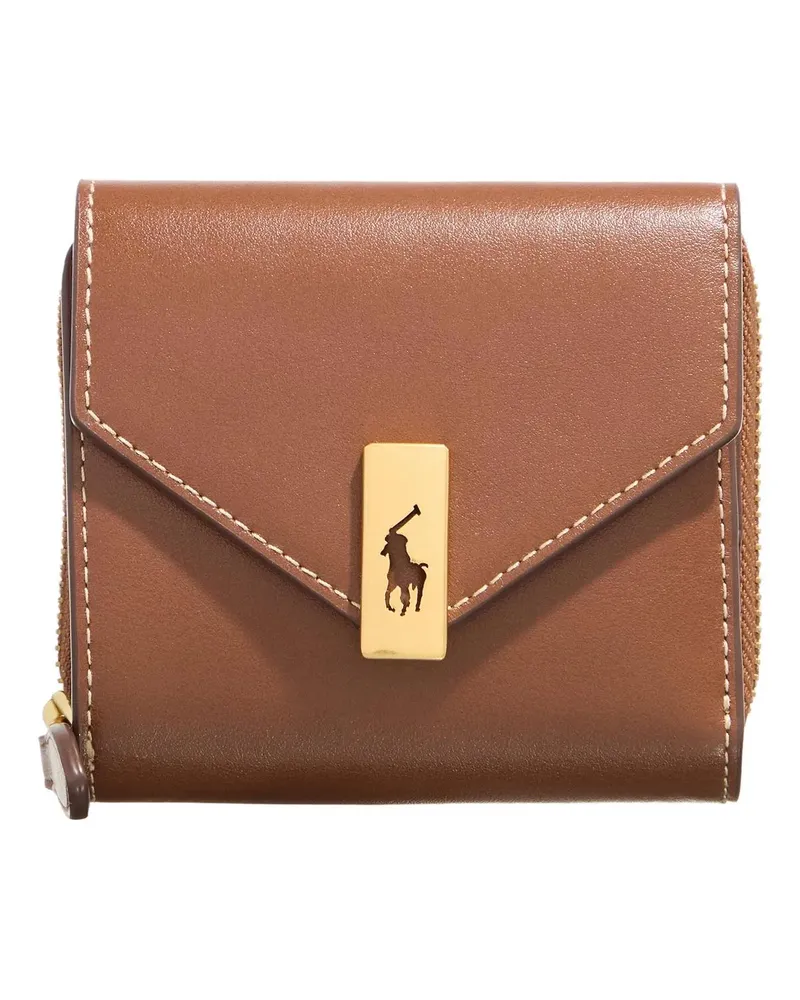 Ralph Lauren Portemonnaie P Id Compact-Wallet-Small braun Braun