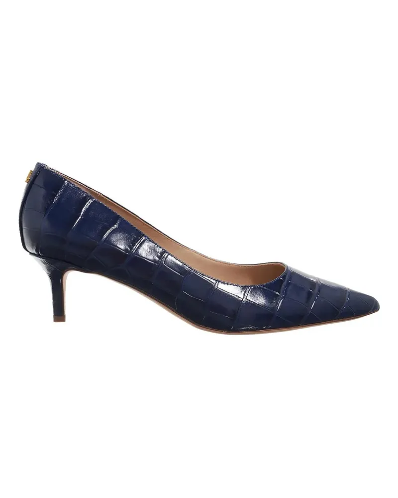 Ralph Lauren Hohe Schuhe Adrienne-Pumps-Closed Toe blau Blau