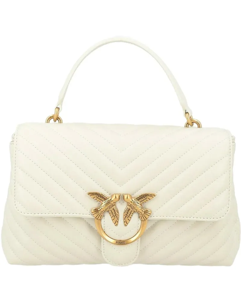 Pinko Crossbody Bags Bags Bianco Setaantique Gold goldfarben 