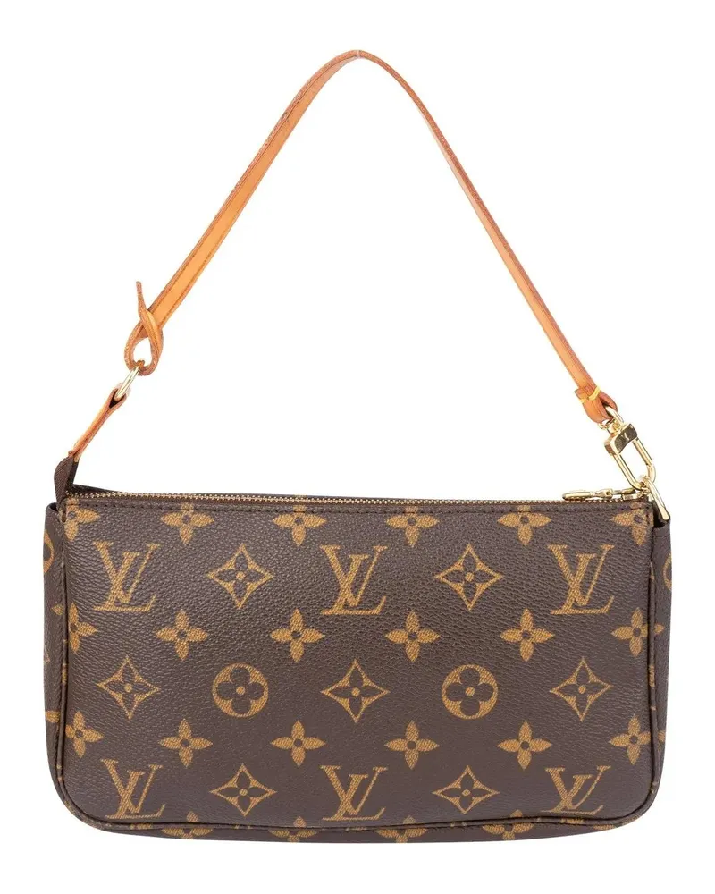 Louis Vuitton Crossbody Bags  Canvas Monogram Pochette Accessoire braun Braun