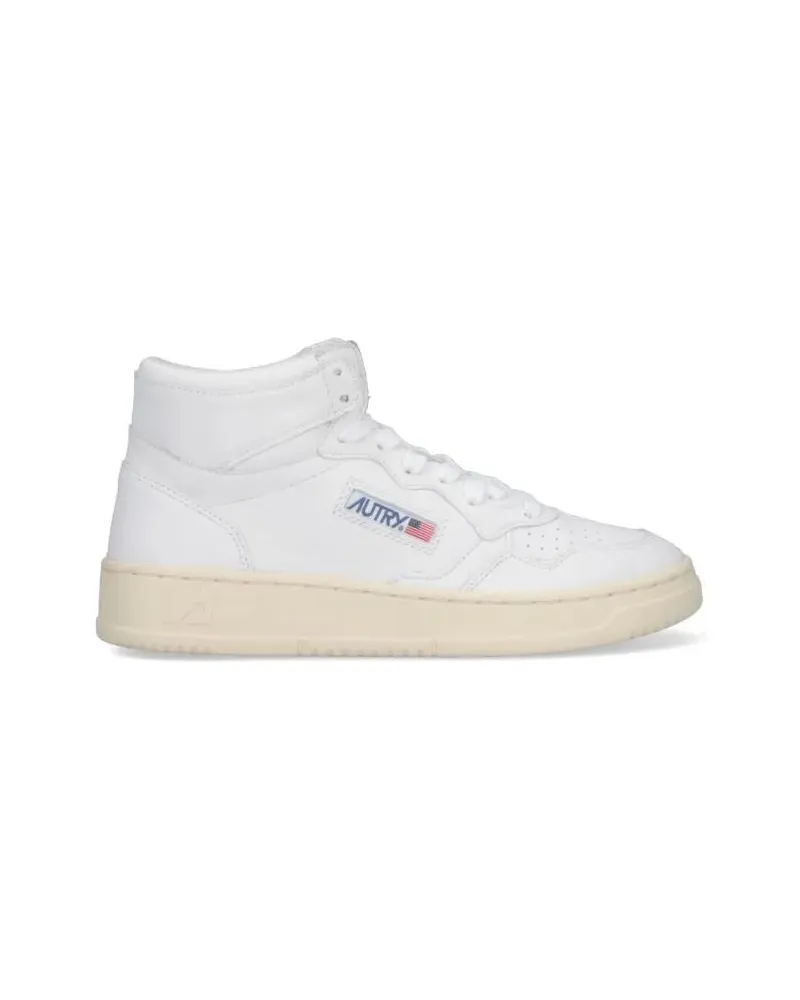 AUTRY Low-Top Sneaker "Medalist" High-Top Sneakers – White weiß Weiß