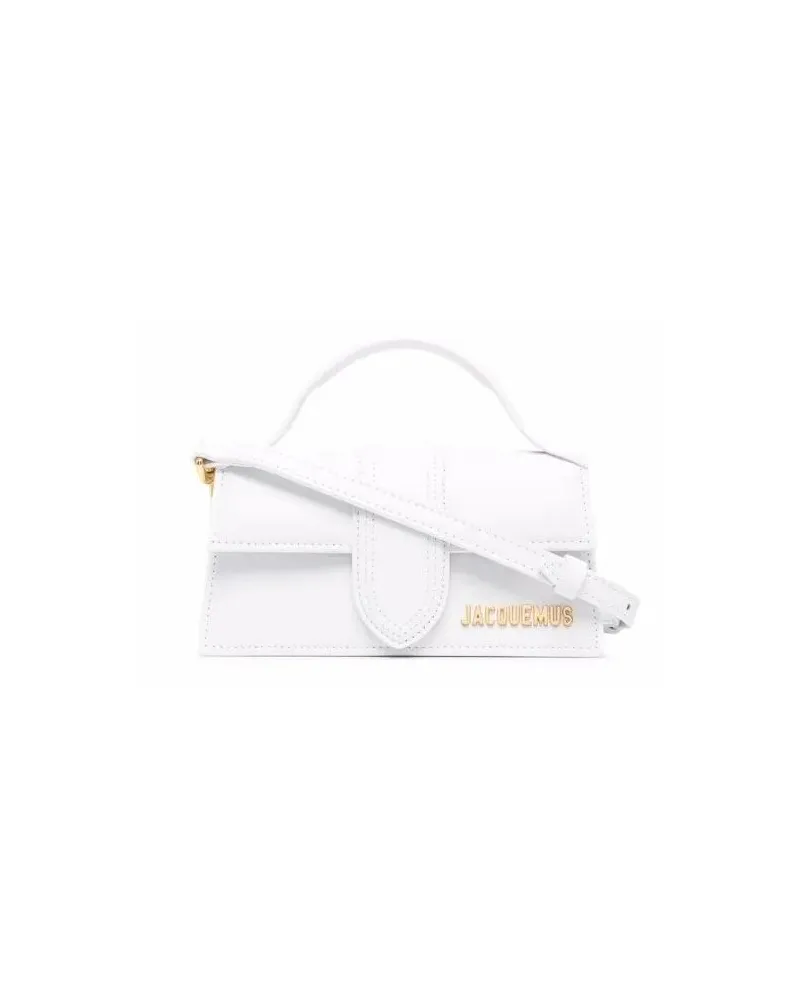 Jacquemus Hobo Bags Le Bambino Shoulder Bag weiß Weiß