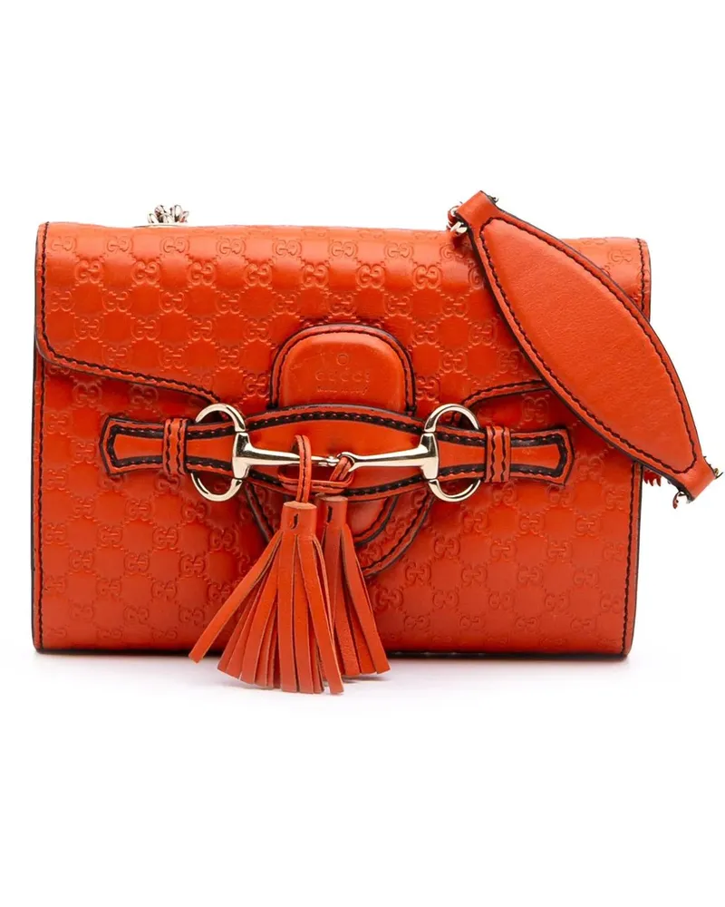 Gucci Hobo Bags Mini Microssima Emily Crossbody orange Orange