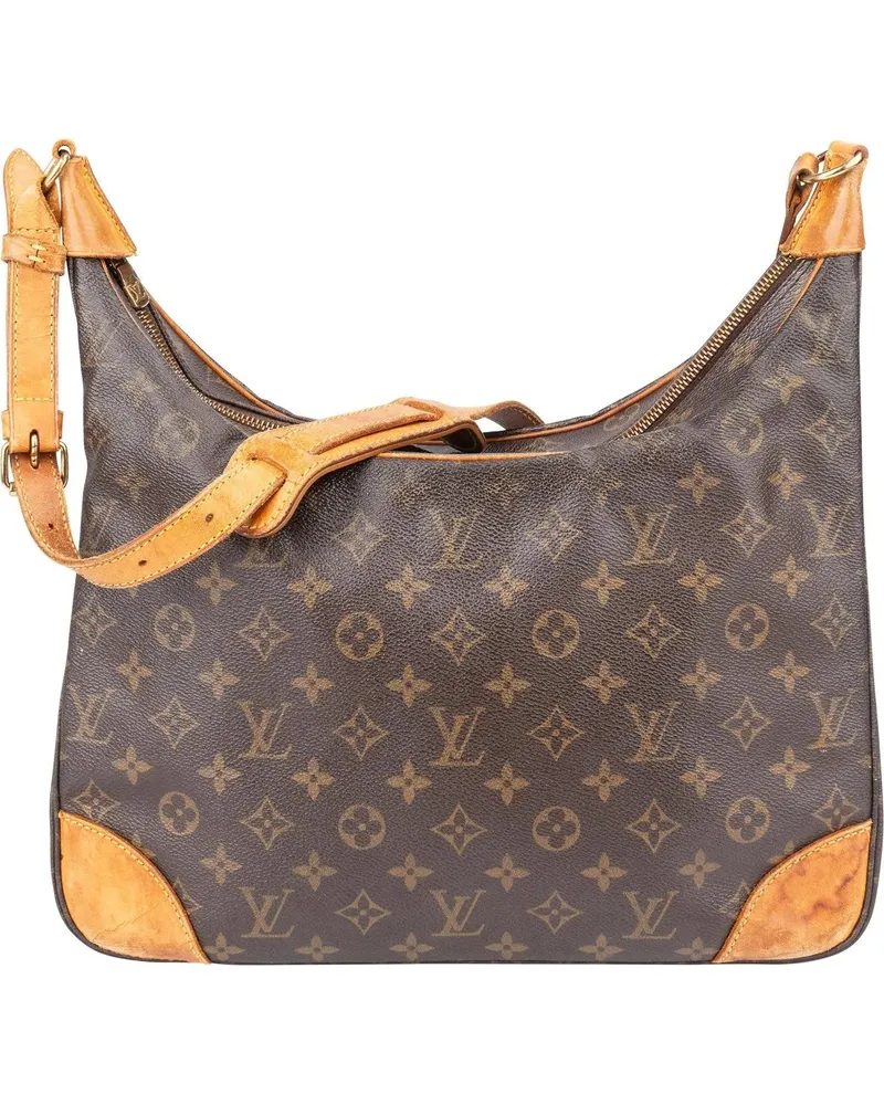 Louis Vuitton Crossbody Bags  Canvas Monogram Boulogne Crossbody B braun Braun