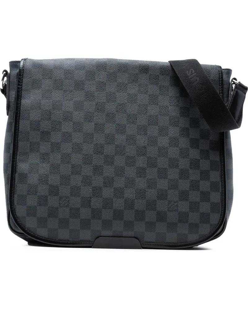 Louis Vuitton Hobo Bags Damier Graphite Daniel MM schwarz Schwarz