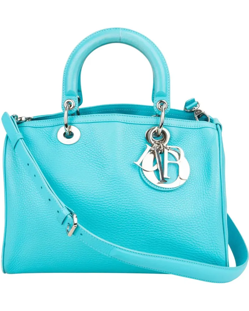 Dior Crossbody Bags  Blue Leather Granville Handbag blau Blau