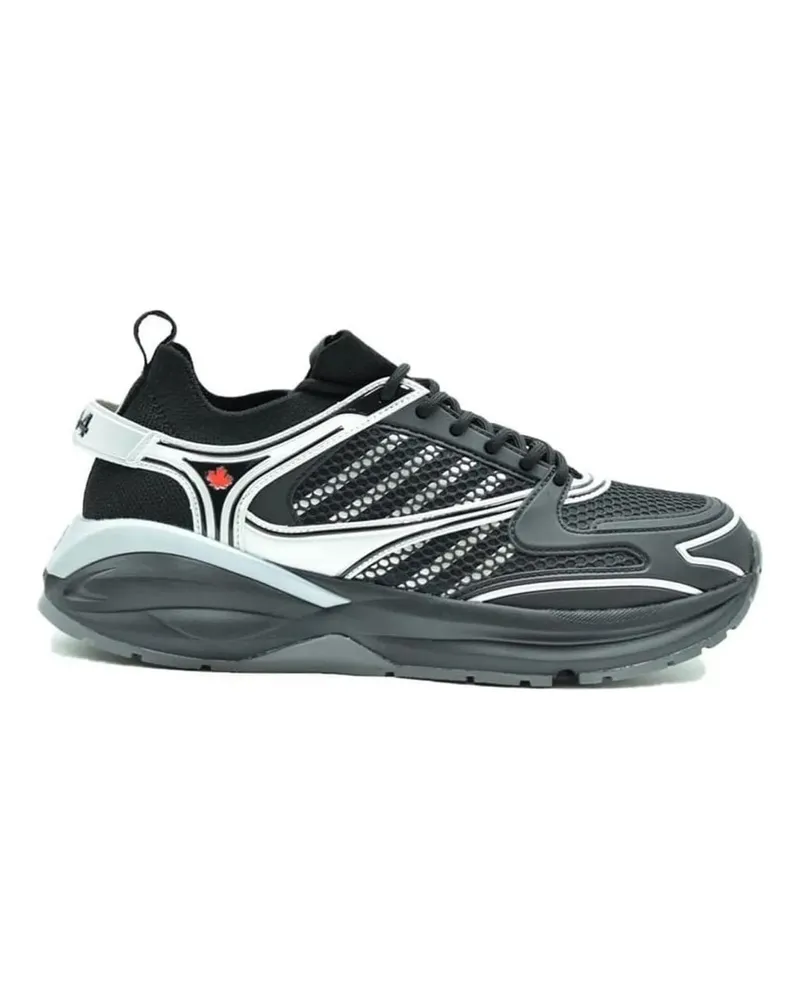 Dsquared2 Low-Top Sneaker High-Performance Sneakers With Breathable Mesh And schwarz Schwarz