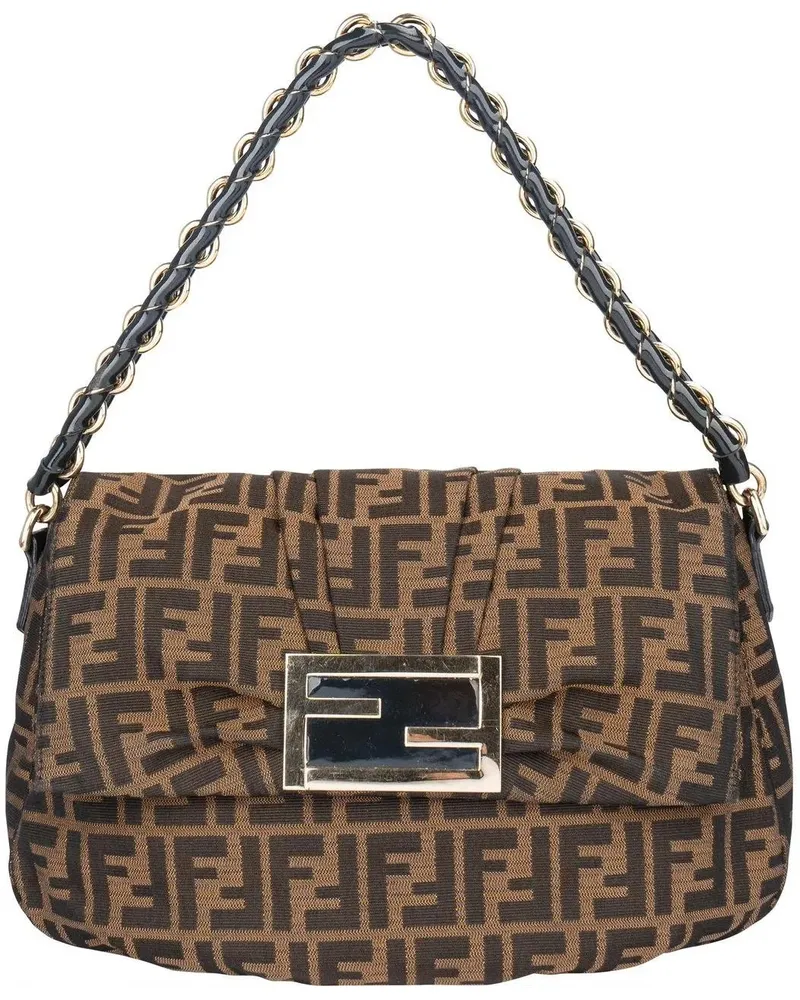 Fendi Crossbody Bags  FF Monogram Jumbo Baguette Shoulder Bag bunt Bunt