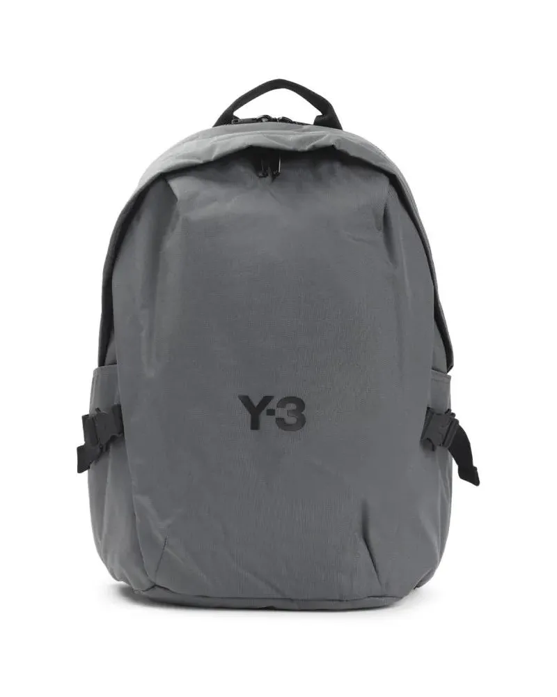 Y-3 Rucksäcke Granite Grey Polyamide  Backpack With Adjustabl grau Grau