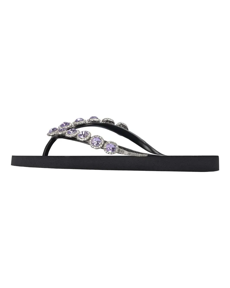 uzurii Slipper & Pantoletten Zehentrenner Light schwarz Schwarz
