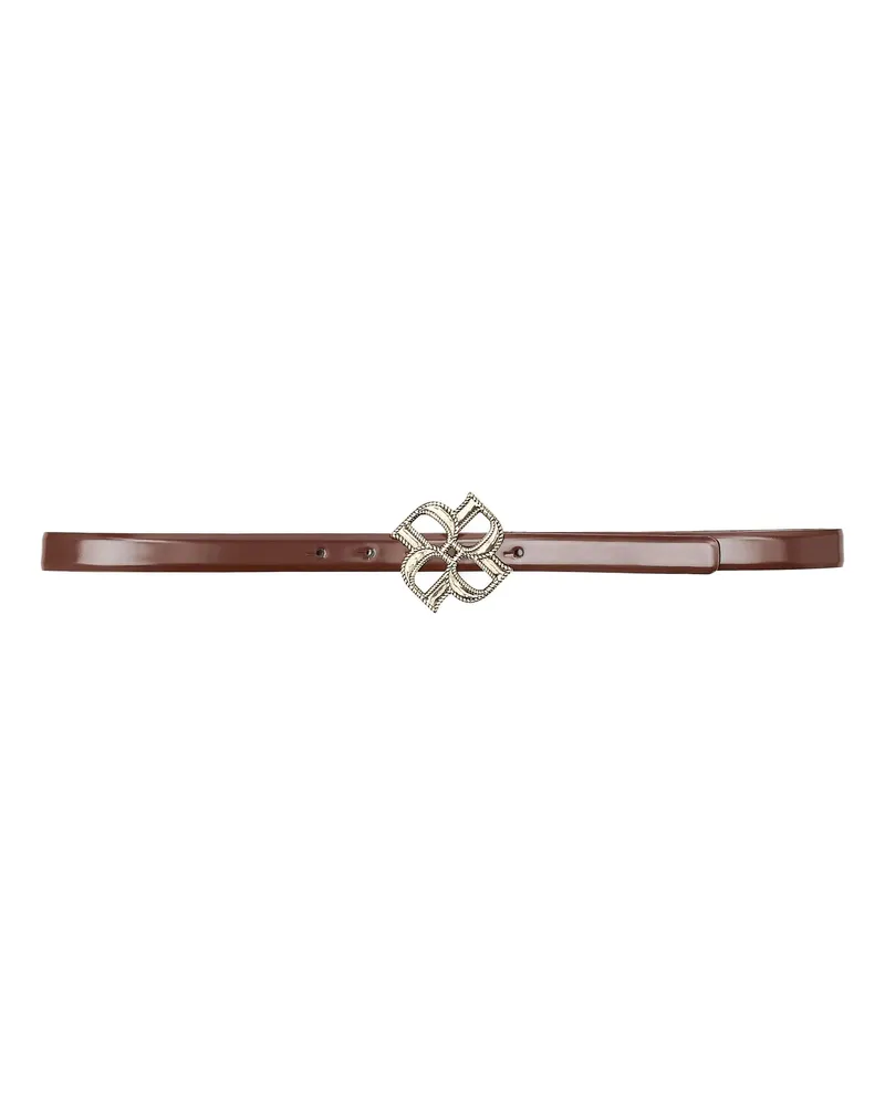 Dorothee Schumacher Gürtel SUBTLE SHINE d rose buckle bel braun Braun