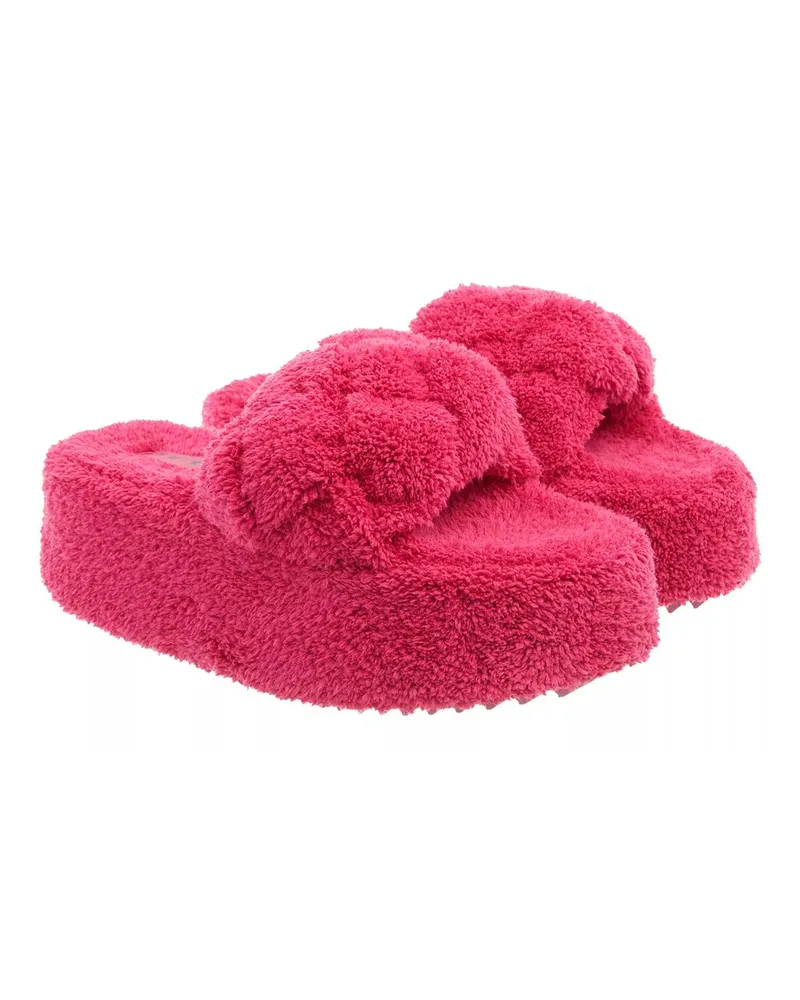 INUIKII Slipper & Pantoletten Teddy Braided pink Rosa