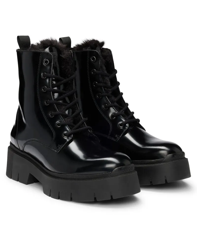 HUGO BOSS Stiefel Kris Combat Boots bunt Bunt