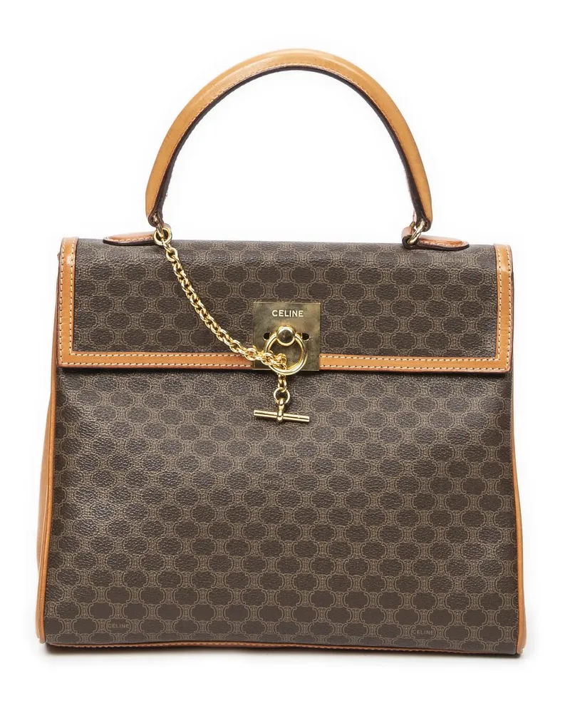 Celine Crossbody Bags Top Handle Flap braun Braun