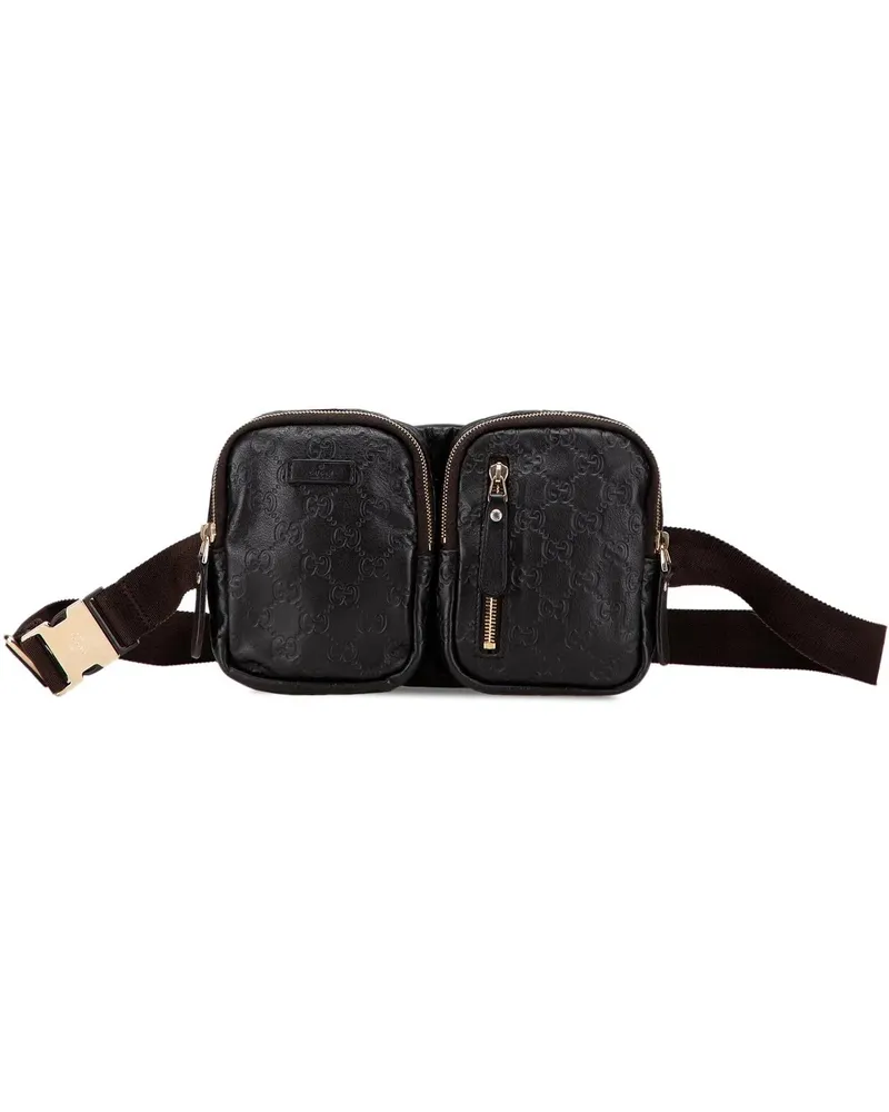 Gucci Bauchtaschen ssima Belt Bag schwarz Schwarz