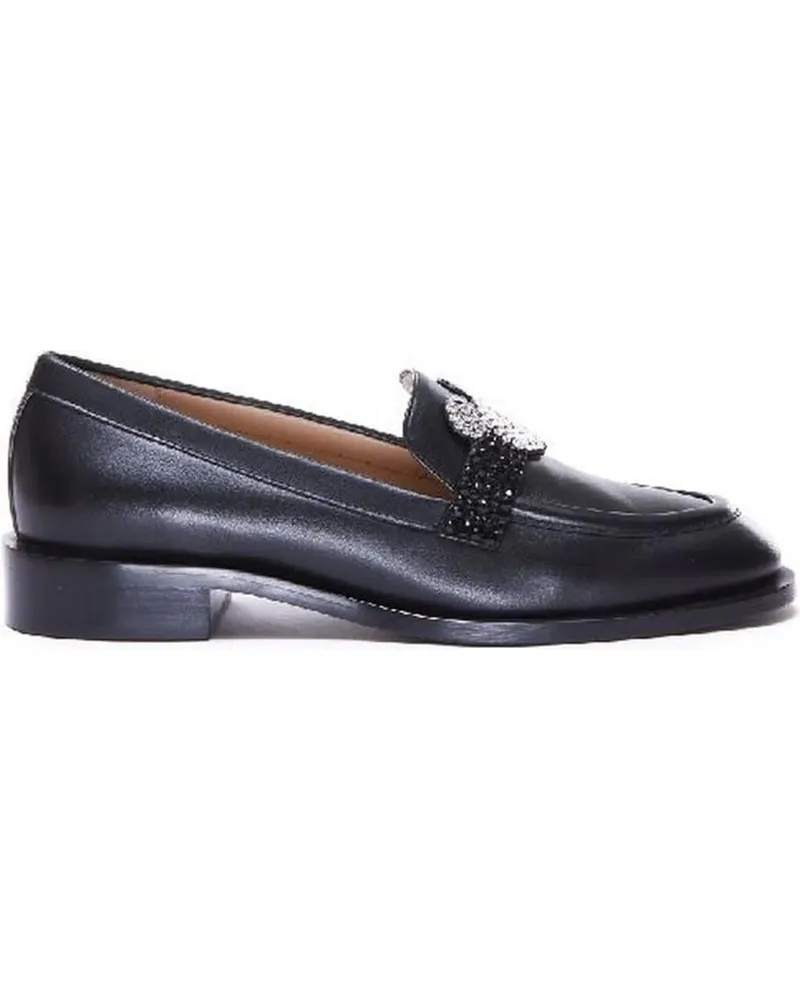 Stuart Weitzman Loafer Mocassin Black schwarz Schwarz