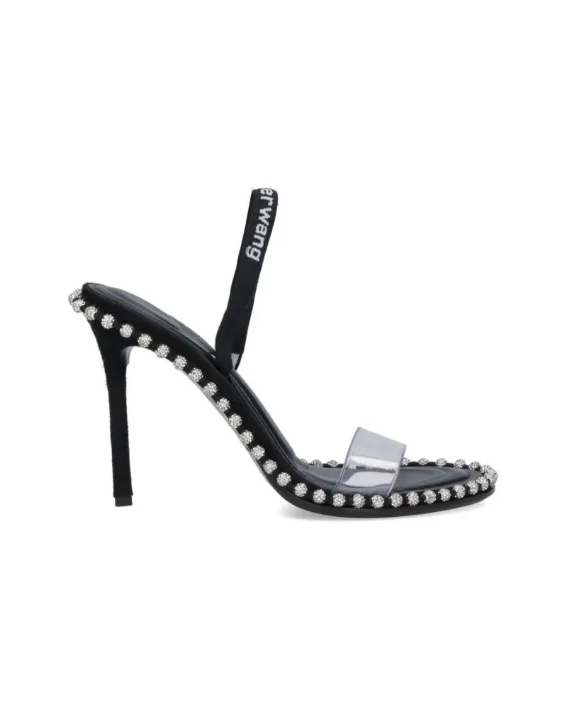 Alexander Wang Sandalen "Nova" Sandals – Black With Crystals schwarz Schwarz