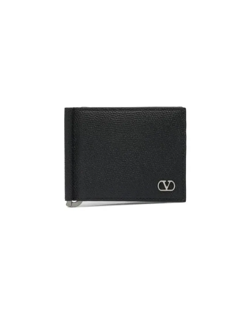 Valentino Garavani Portemonnaies "Vlogo Signature" Wallet schwarz Schwarz
