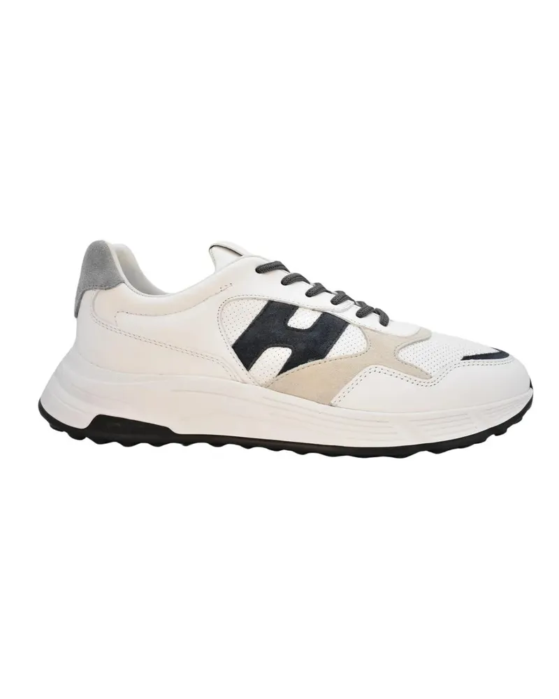 Hogan Low-Top Sneaker Suede And Leather Sneakers weiß Weiß