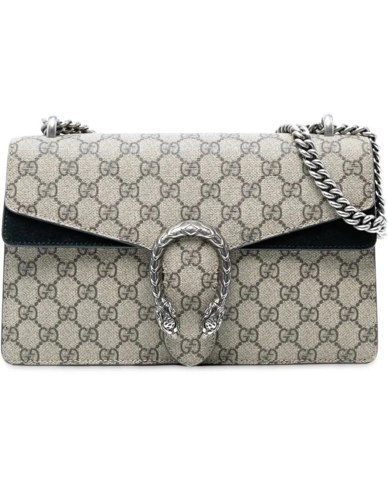 Gucci Hobo Bags Medium GG Supreme Dionysus Shoulder Bag braun Braun