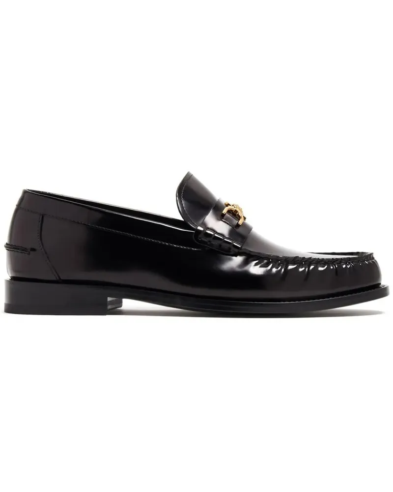 Versace Loafer Flat Shoes Black schwarz Schwarz