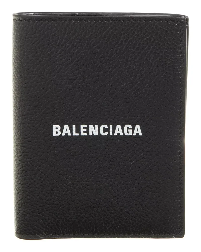 Balenciaga Portemonnaie Cash Vertical Schwarz