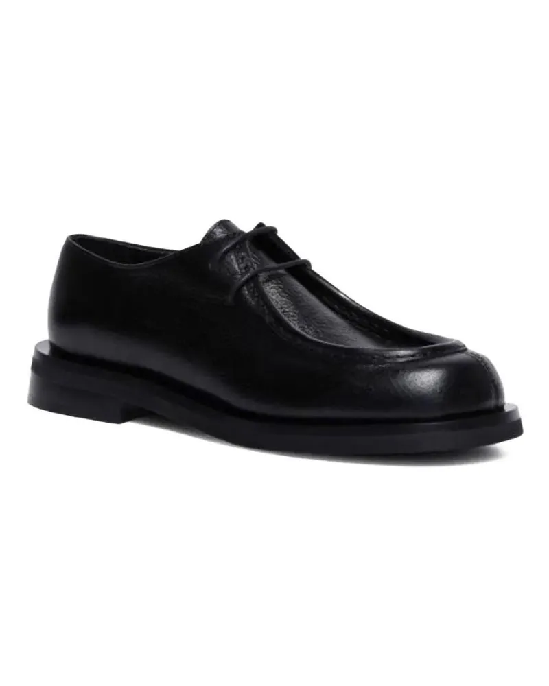 SPORTMAX Loafer  Schwarzer Schnürschuh schwarz Schwarz