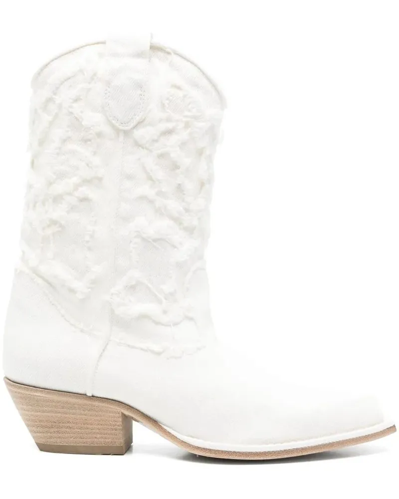 Vic Matié Stiefel Boots White weiß Weiß