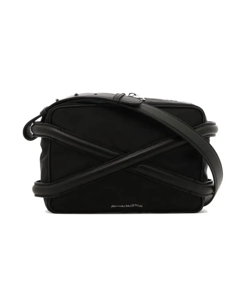 Alexander McQueen Hobo Bags "Harness Camera" Crossbody Bag schwarz Schwarz